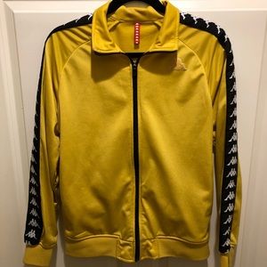 Kappa Men 222 Banda Yellow Track Jacket size  (X-SMALL)